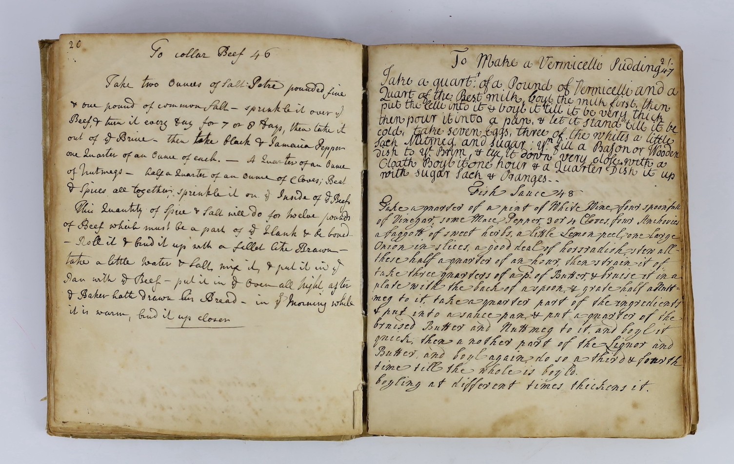 Manuscript Cookery Book of Lady Anne Blencowe